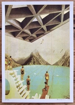 "Utopian Swim" (mini edition) by Maxine Gregson