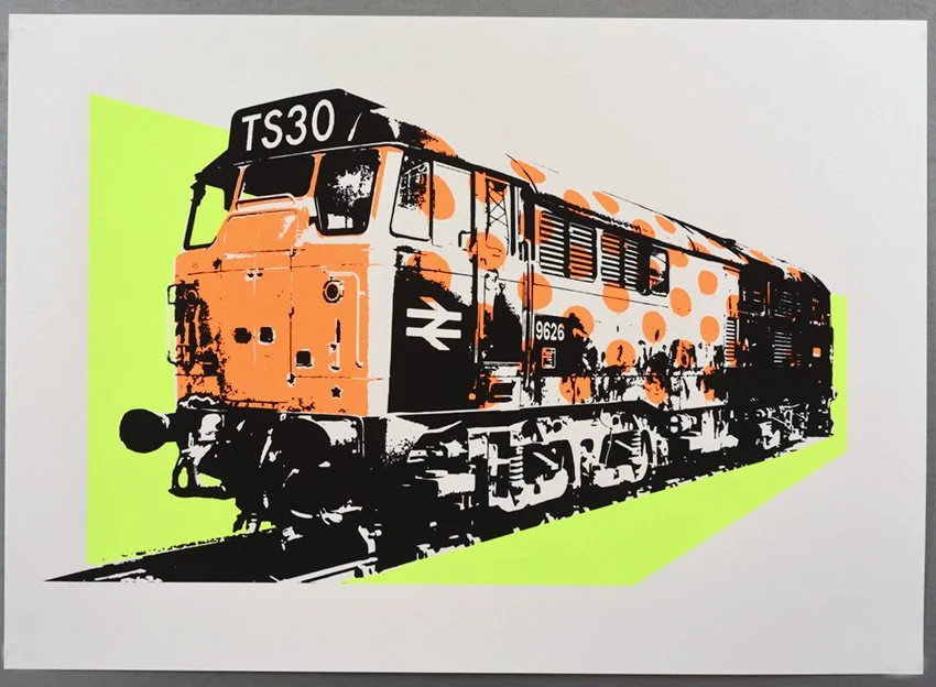 "T30-9626-C31" Limited edition screenprint by Chemical X