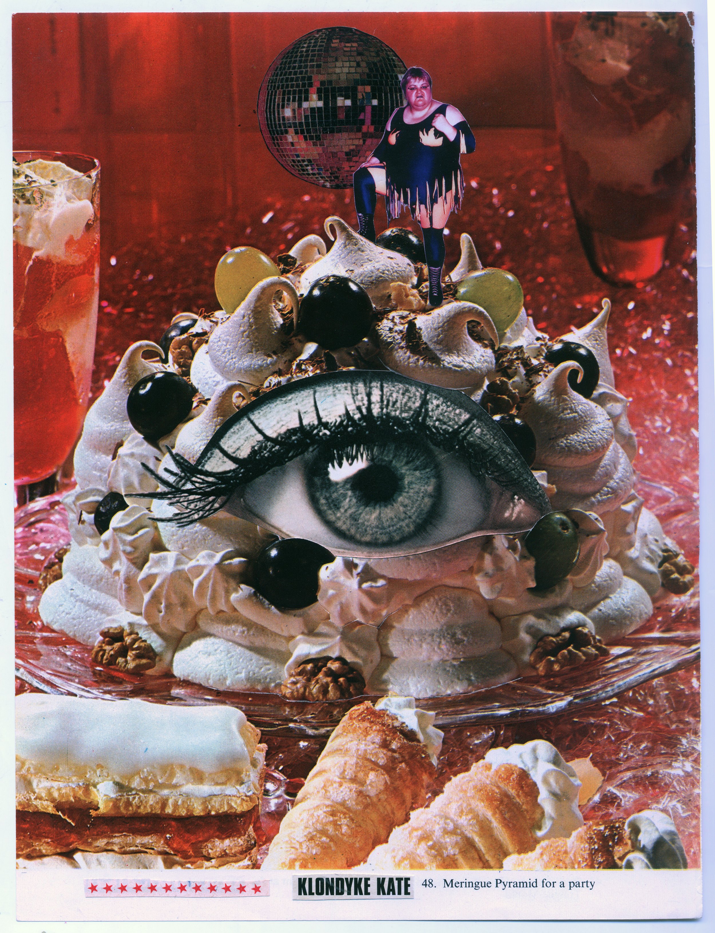 "Klondyke Kate" Original collage by Matt Littler.