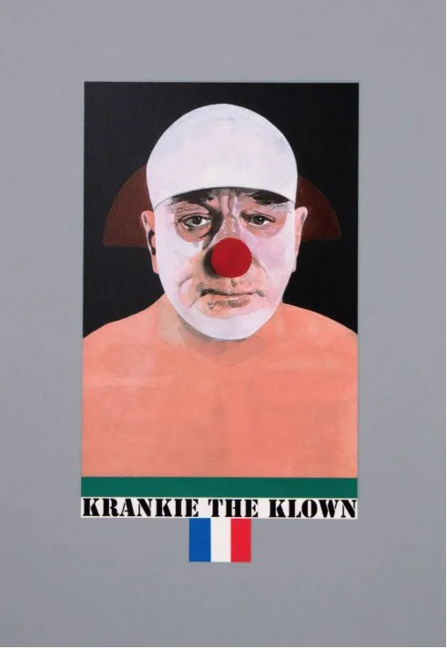 “Krankie the Klown” from the Wrestlers Set, Limited Edition Screenprint by Sir Peter Blake