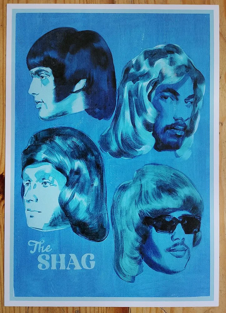 "The Shag" Limited Edition Giclee Print by Kim-A-Tron