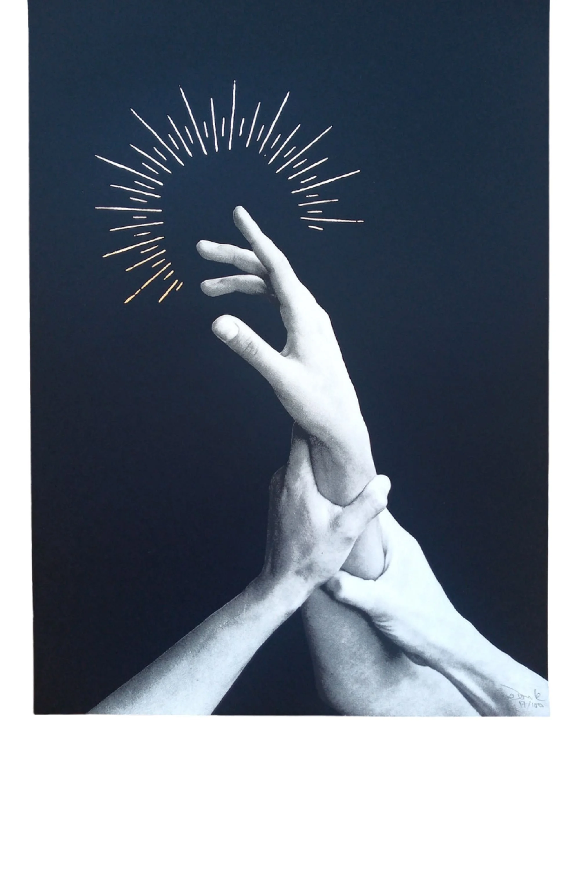 "Who Never Wanted" limited edition screenprint by Donk