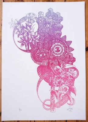 "Arcology" limited edition screenprint by 57 Design