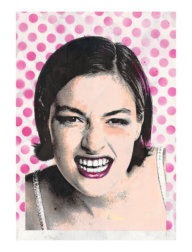 "Diane goes pop" Limited edition giclee print by Grow up