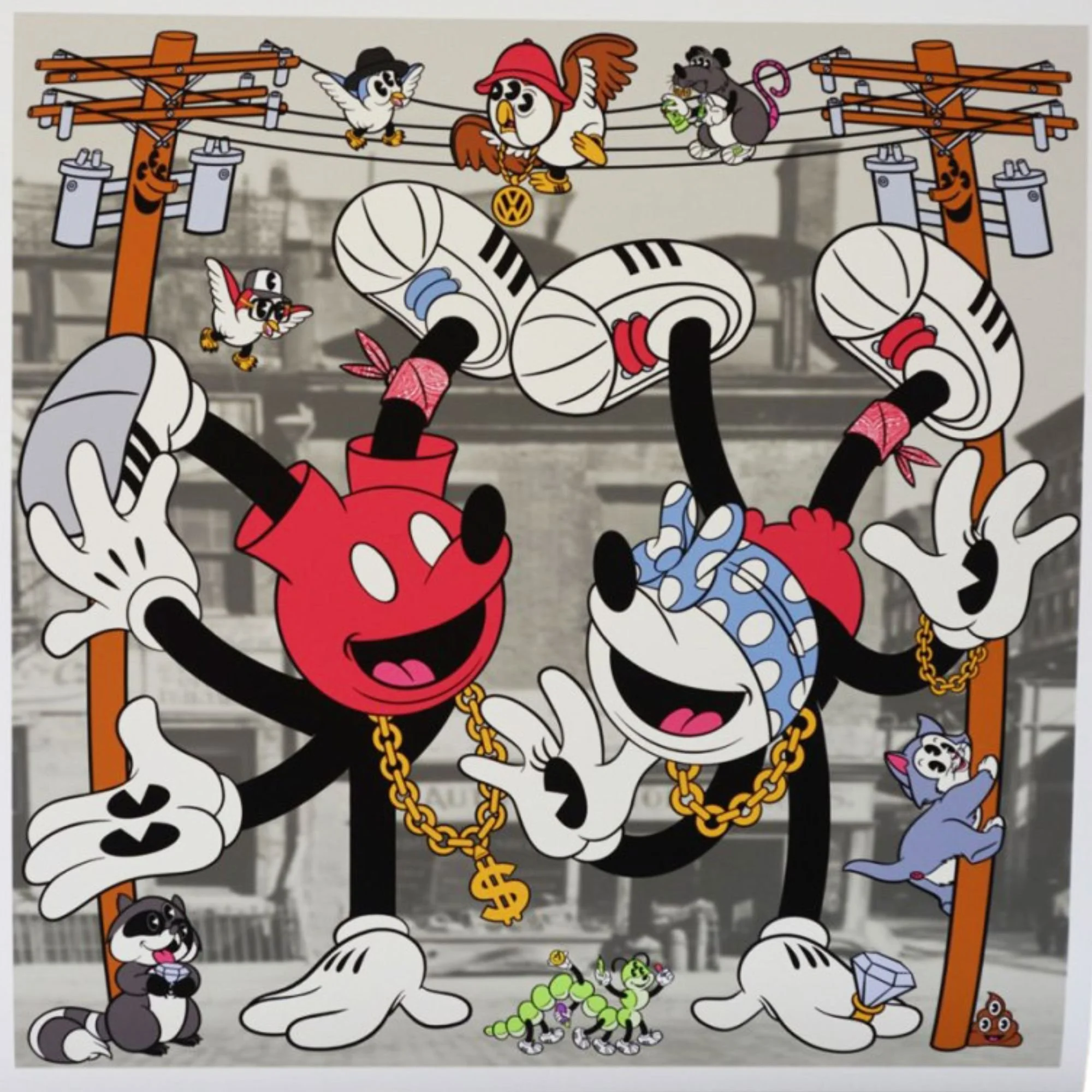 "Reanimated Too - Electric Boogaloo" print by Villain