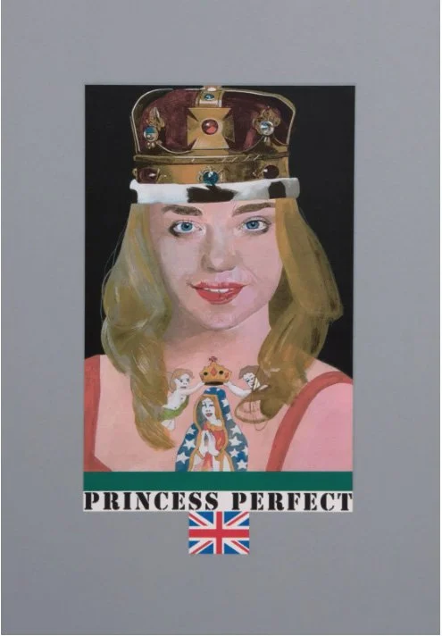 “Princess Perfect” from the Wrestlers Set, Limited Edition Screenprint by Sir Peter Blake