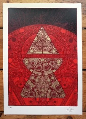 "King of Mars" limited edition screenprint by 57 Design