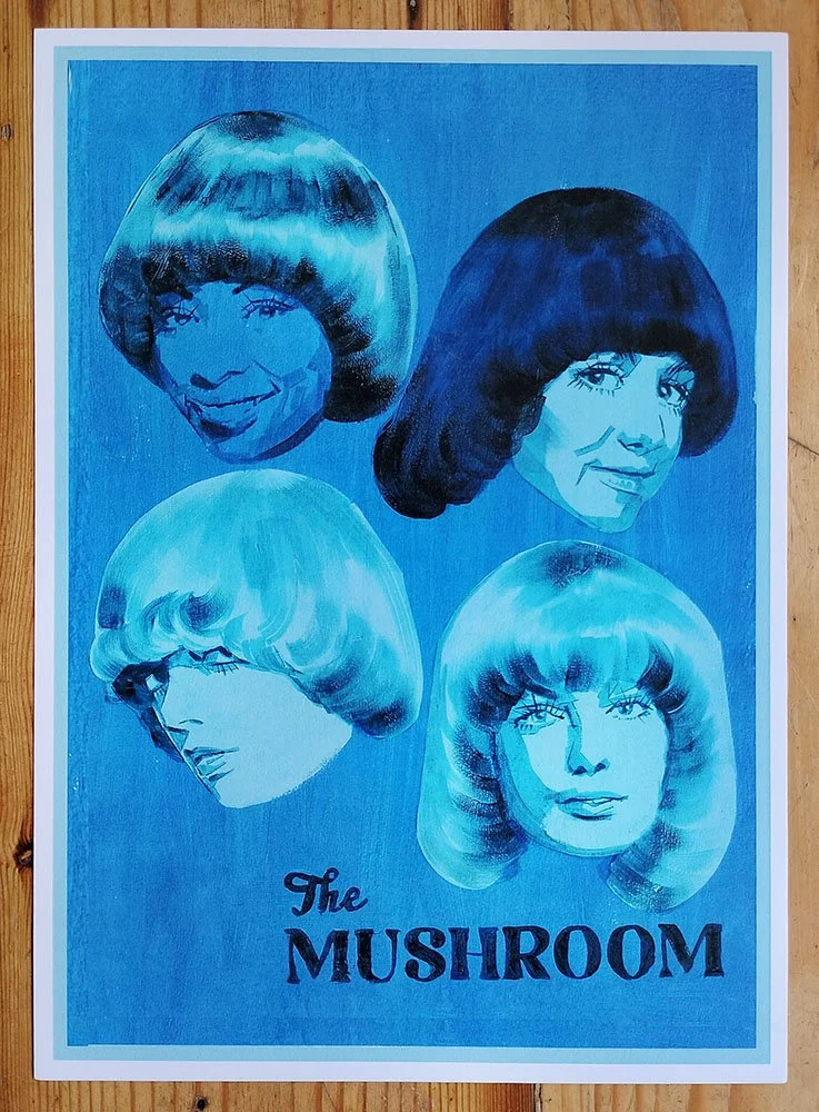 "The Mushroom" Limited Edition Giclee Print by Kim-A-Tron