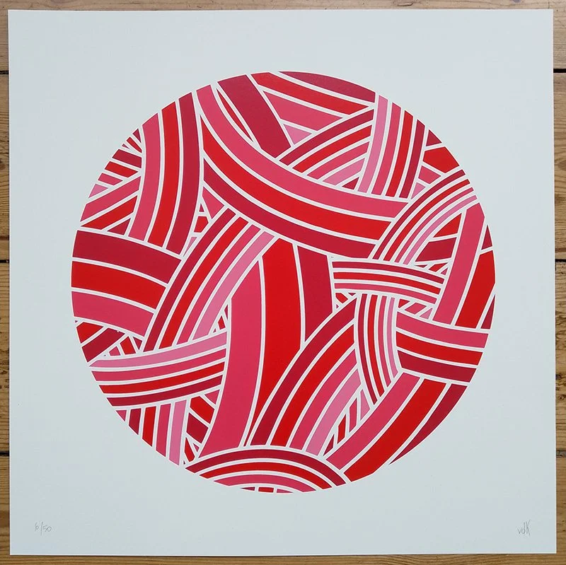 "Constellation" limited edition screenprint by Neil van der Knutsen