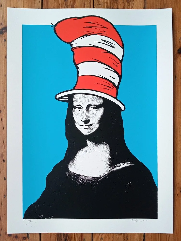 "Party Girl" limited edition screenprint by Stender