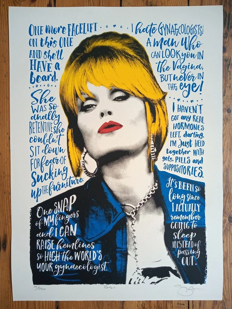"Patsy" limited edition screenprint by Barry Bulsara