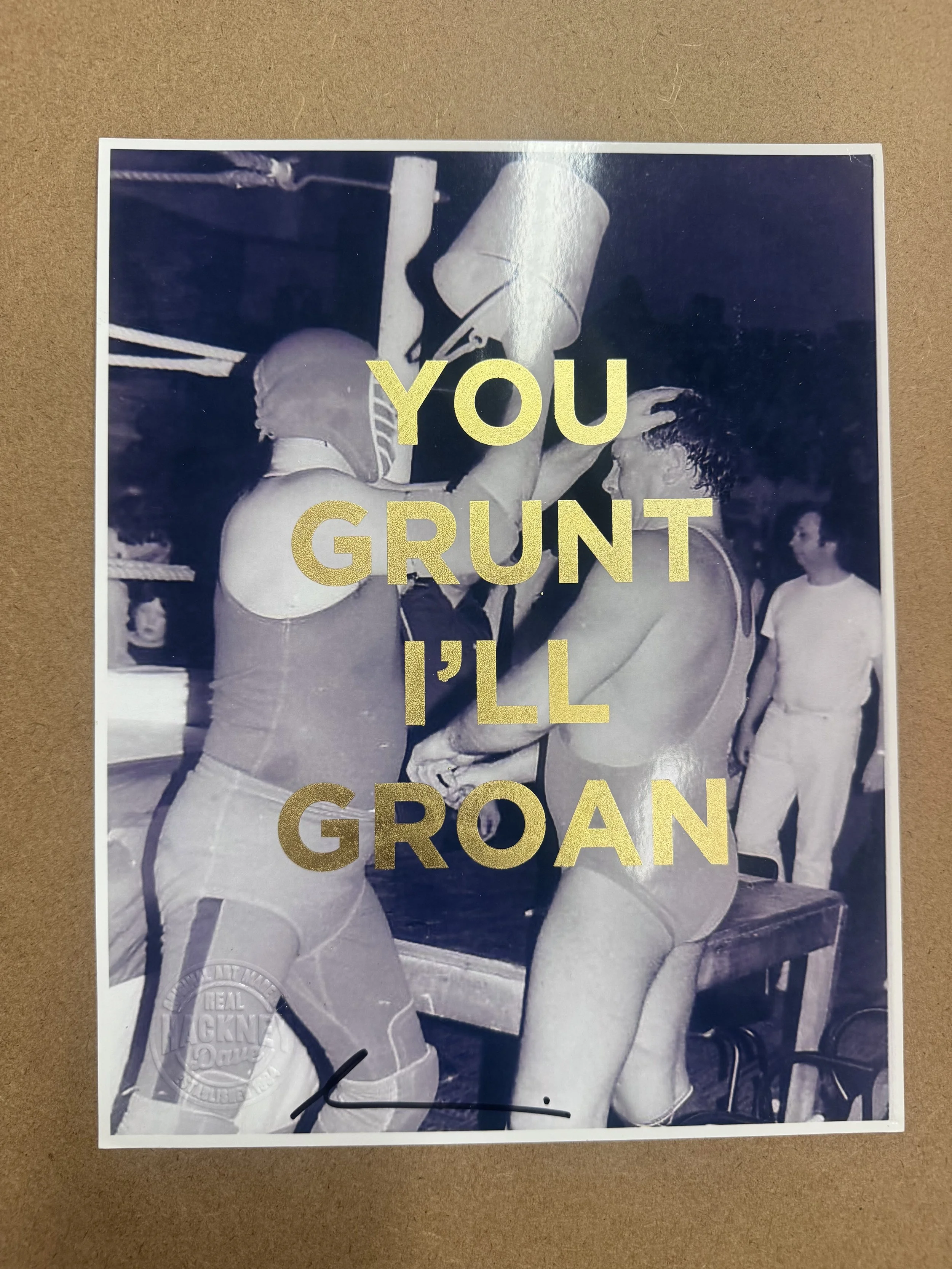 "You'll Grunt, I'll Groan [4]" by Dave Buonaguidi
