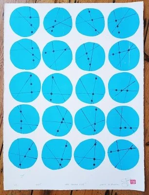 "The Third Eye" limited edition woodcut print by John Pedder