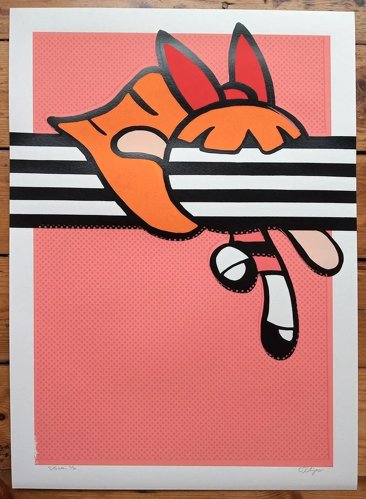 "Blossom" limited edition screenprint by Carl Stimpson