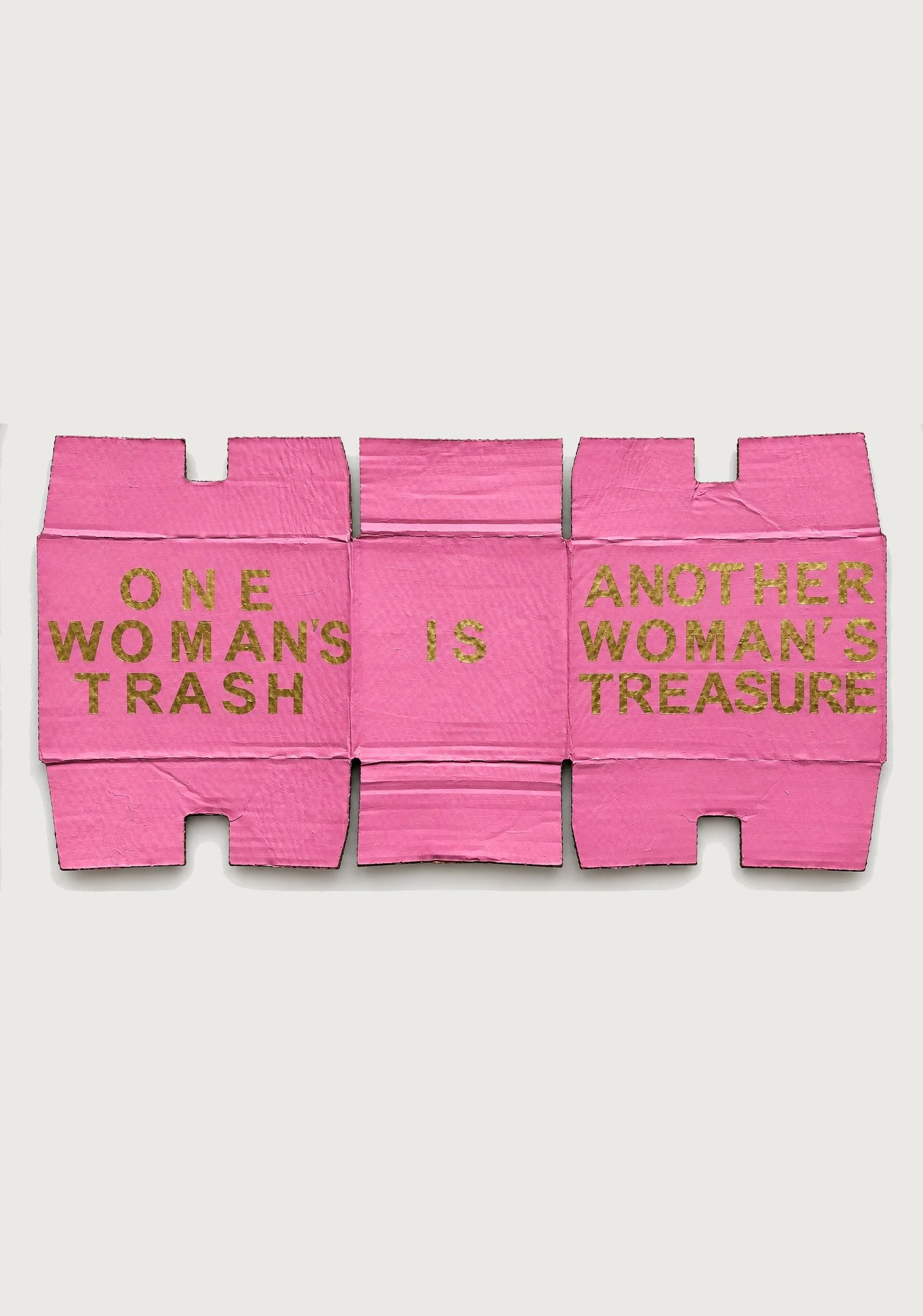 "Trash Is Treasure" Acrylic Loop Box by Hells Gibson