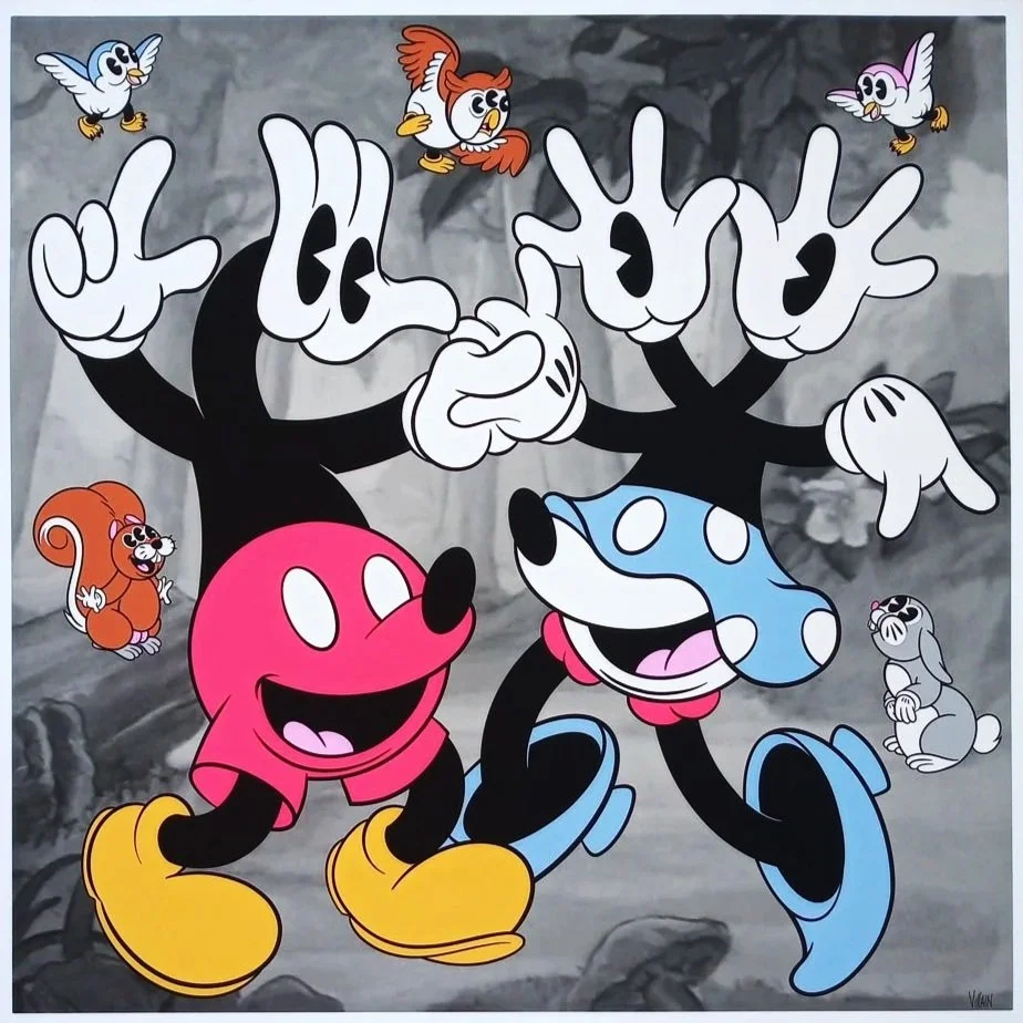 "Re-animated 4" limited edition print by Villain