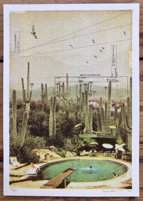 "At the foot of the Cacti" (Mini Edition) by Maxine Gregson