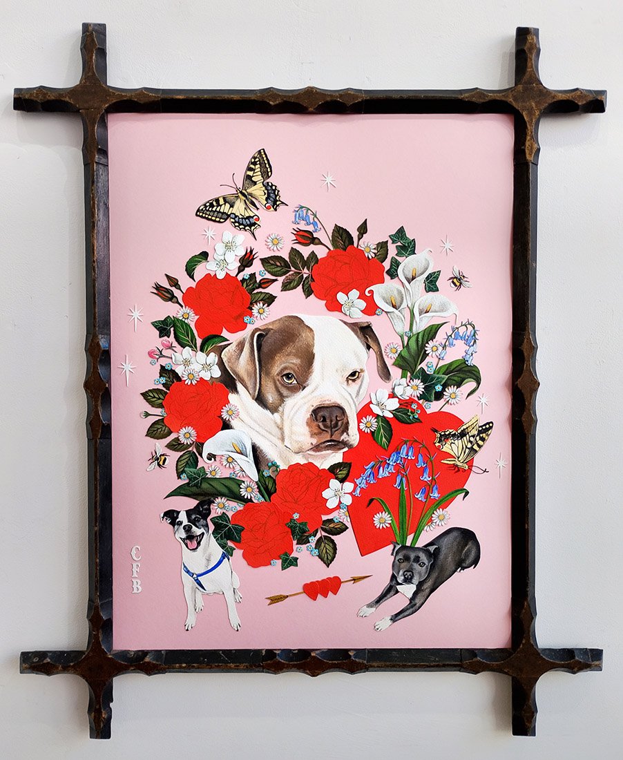 "Dogs That Have Been My Friends" Original Artwork by Cassandra Frances