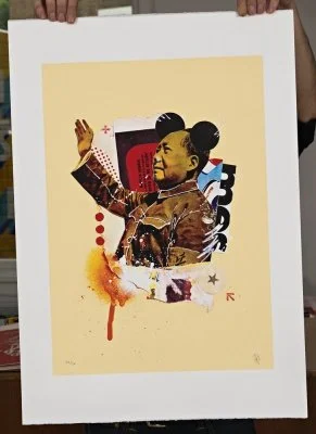 "Mickey Mao" limited edition CMYK screenprint by Graphikstreet