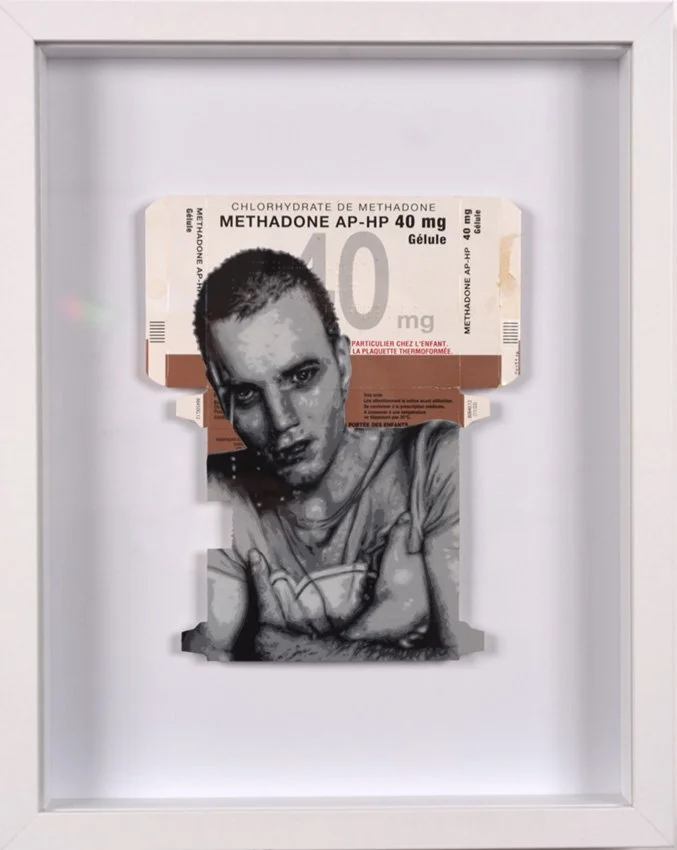 "Rent Boy on Methadone" Original acrylic painting by Ben Frost