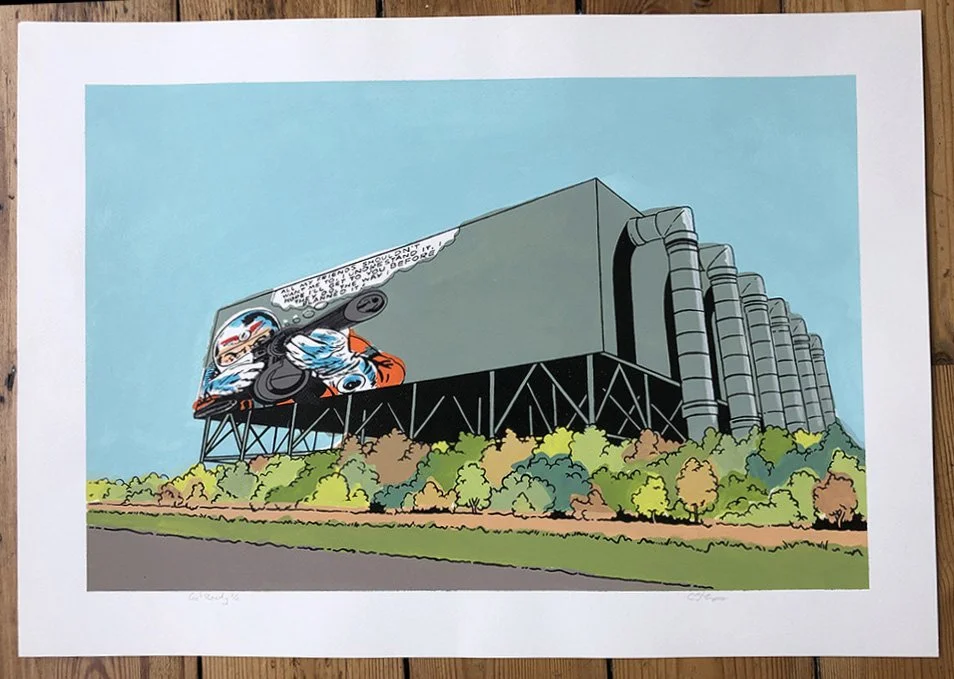 "Get Ready" limited edition screenprint by Carl Stimpson