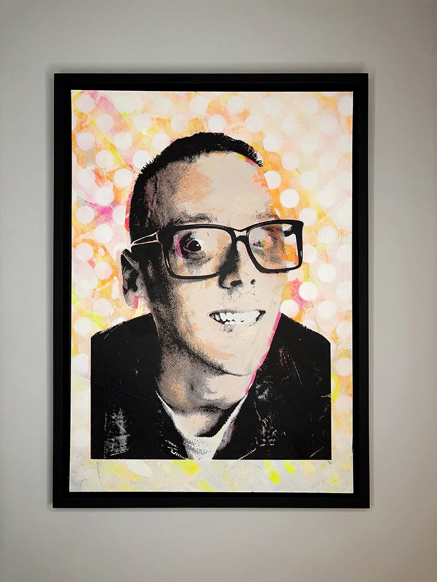 "Spud goes pop" Original Trainspotters artwork by Grow up