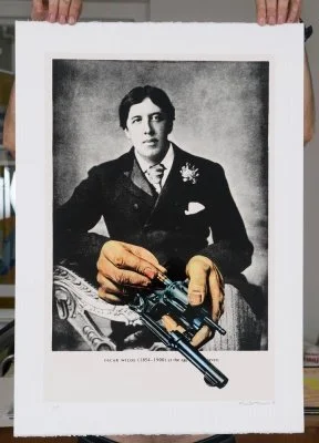 "When words fail" limited edition screenprint by Keeler Tornero