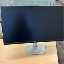 24" monitor with desktop stand