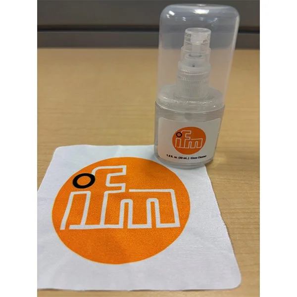 Glasses cleaner with logo