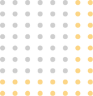 Grid of small gray circles with a vertical row of orange circles on the right side.