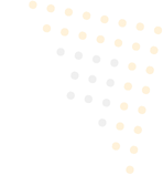 Pattern of orange and gray dots arranged diagonally on a black background.