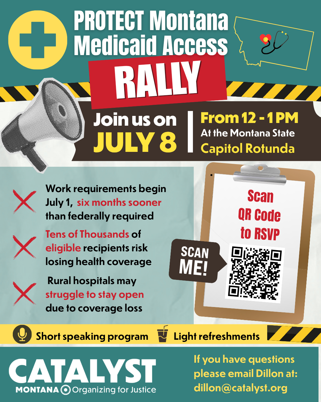 Protect Montana Medicaid Access Rally 
