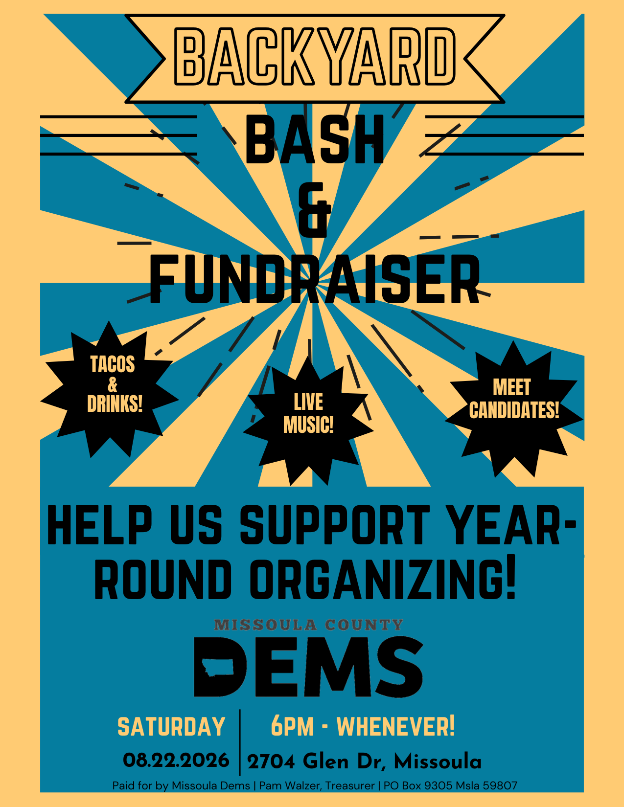 Backyard Bash & Fundraiser 