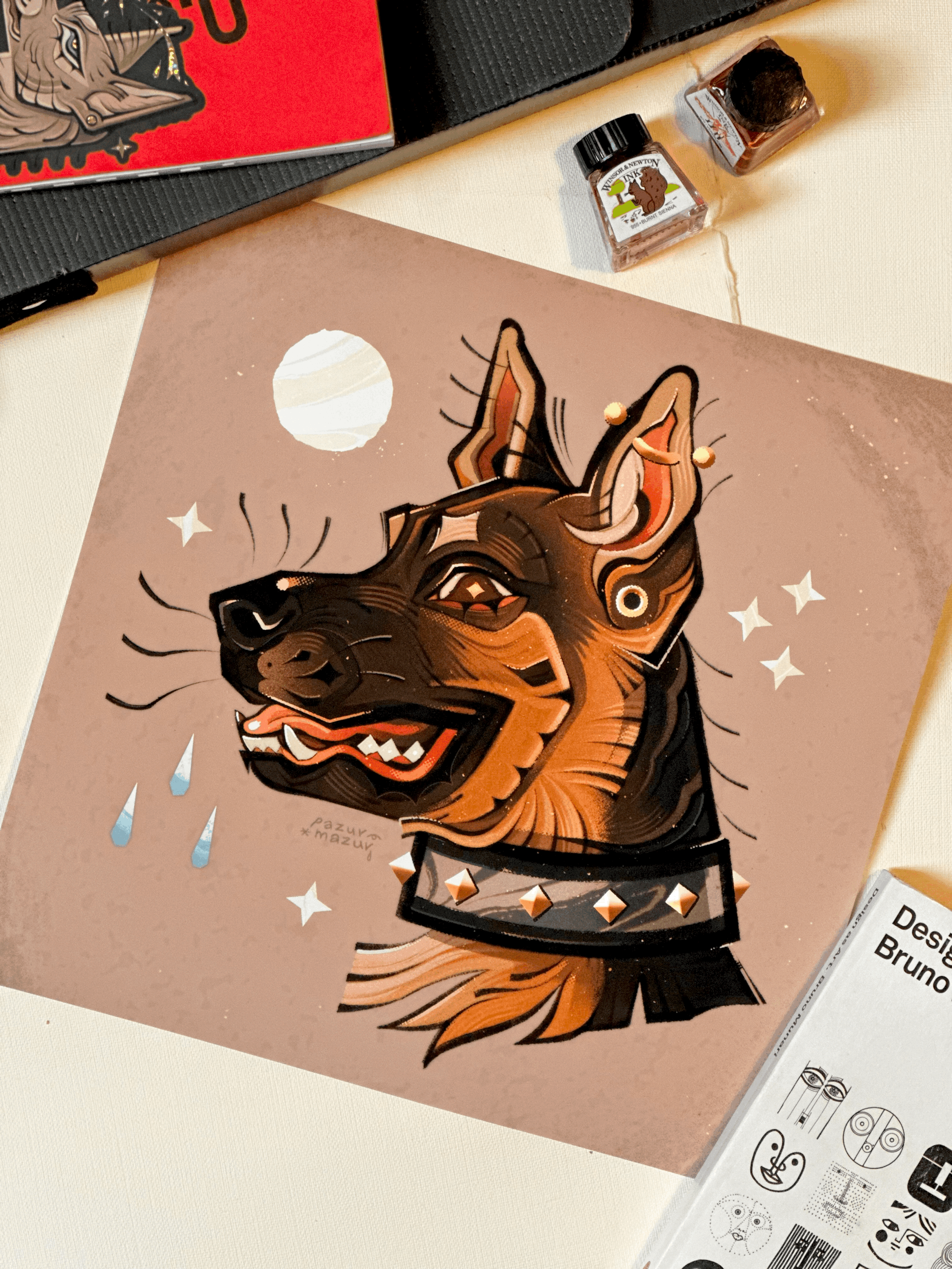 German shepherd ✦ Print