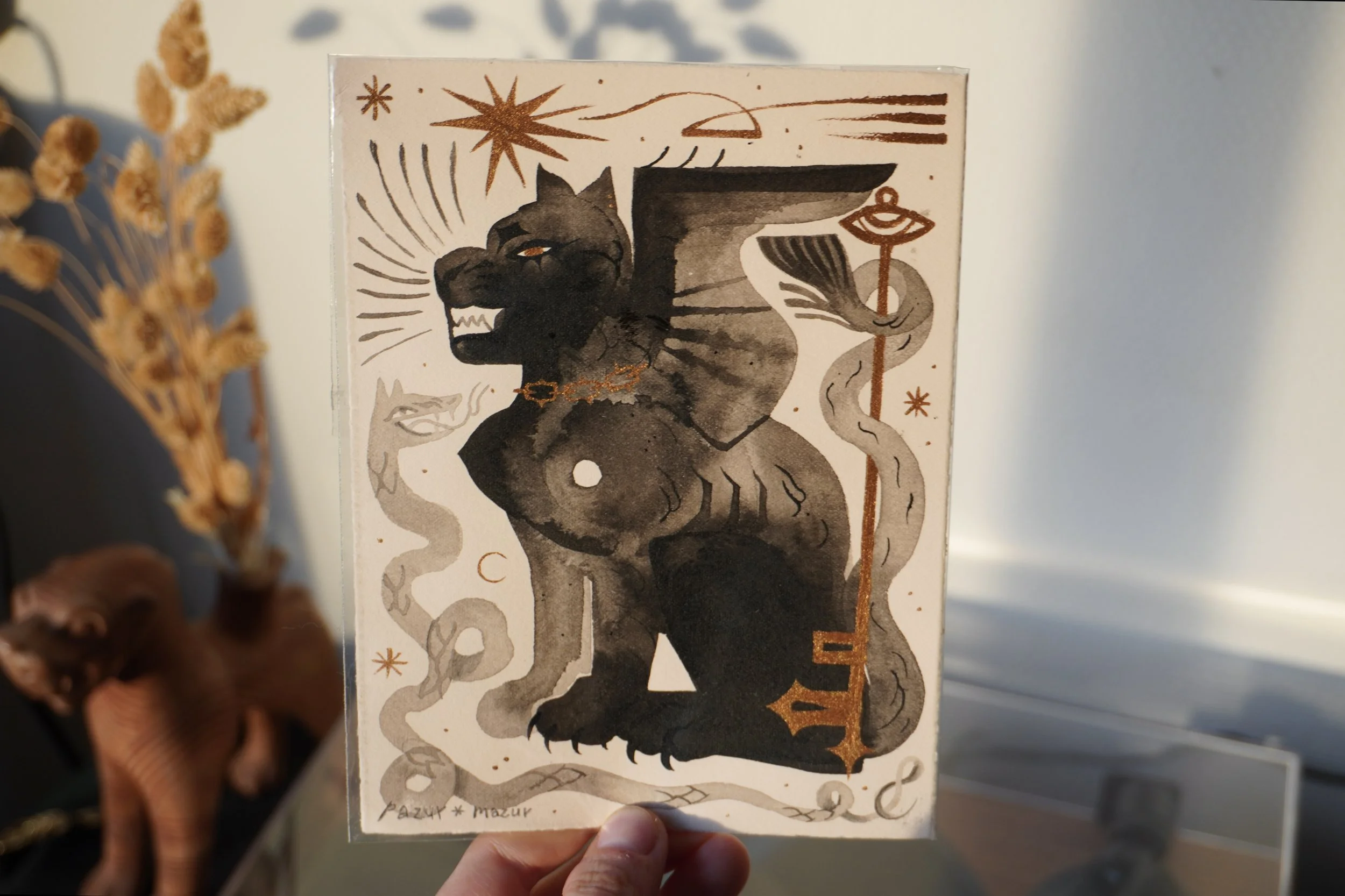 Sphinx study ✶ Original painting