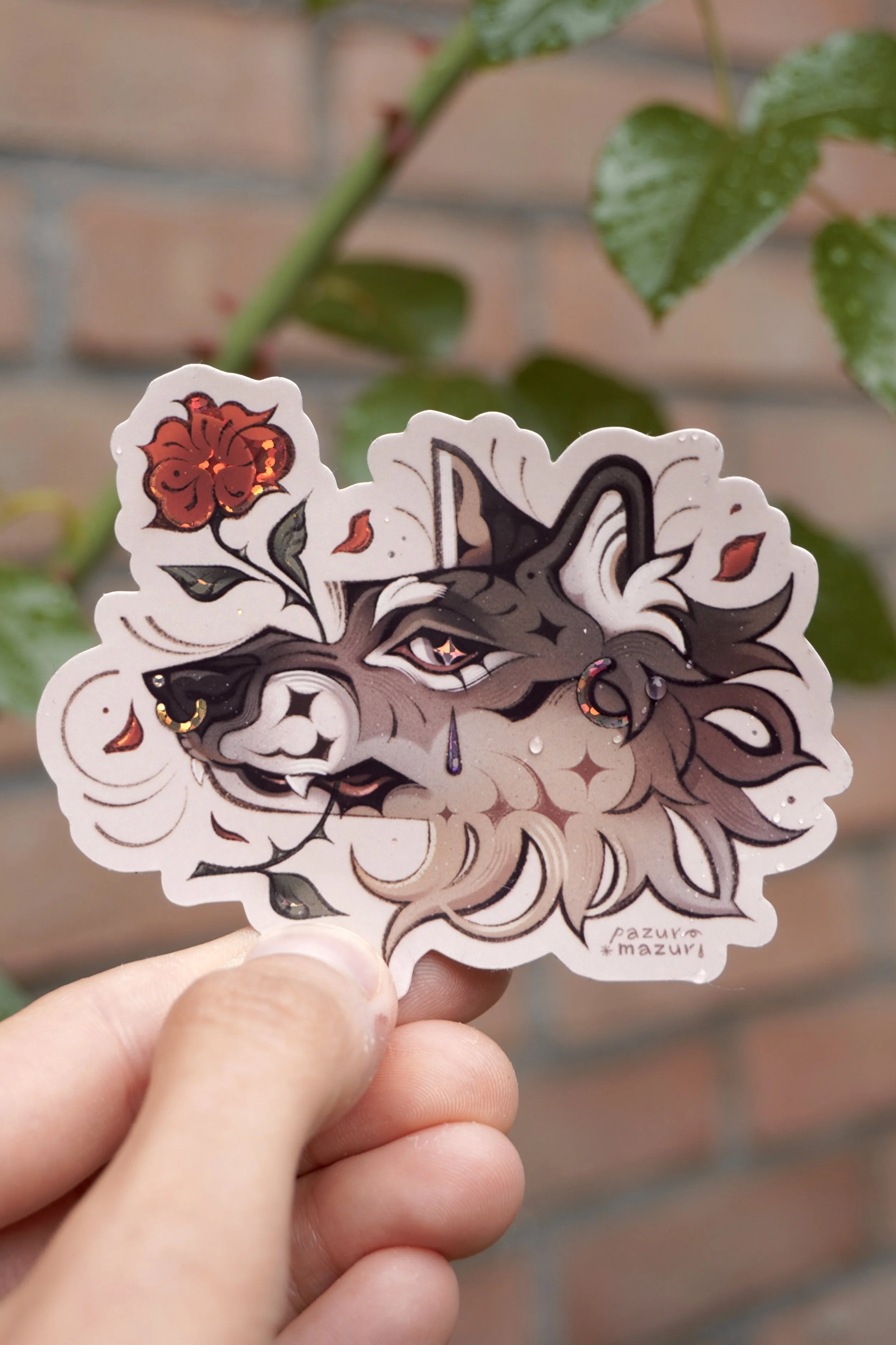 Romantic Wolf ✹ Sticker