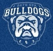 Logo of a bulldog with the word 'Bulldogs' above it.