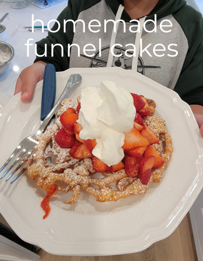 Homemade Funnel Cakes