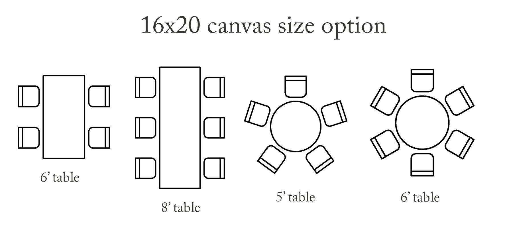 how to set up tables for a painting party