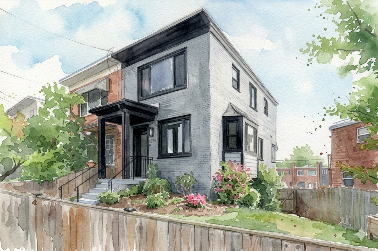 4-Bedroom Riggs Park Townhouse for Sale: 1225 Gallatin St NE, Washington DC 20017