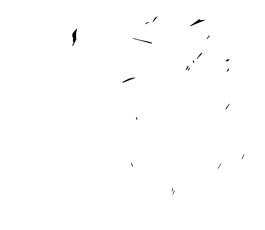 Black and white illustration of a dumpster filled with trash.