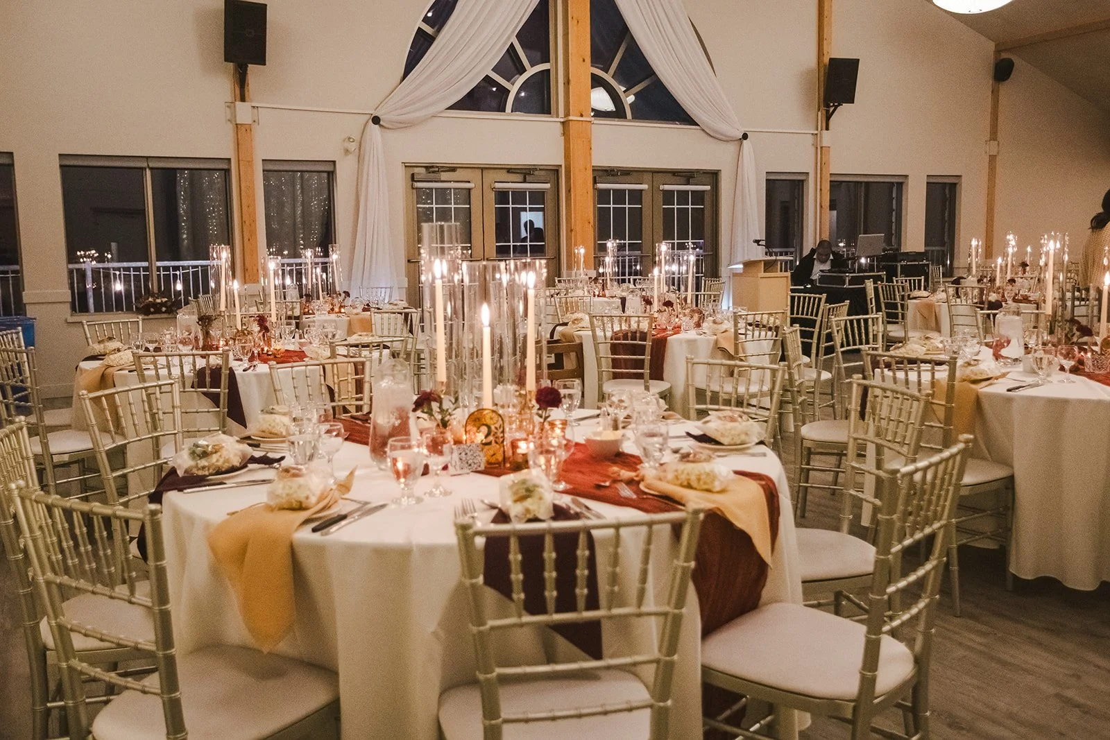 Dining hall set up awaiting guests  Lakeview By Carmens  Hamilton, ON  Fedora Media.jpg