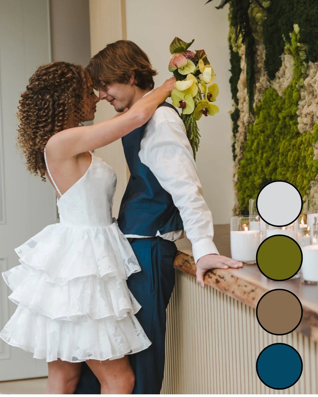 Neutral doesn&rsquo;t mean boring, especially when it&rsquo;s done like this.
Beige, green, khaki, and blue create a palette that feels grounded, modern, and effortlessly elegant. These tones bring warmth without overpowering, photograph beautifully 