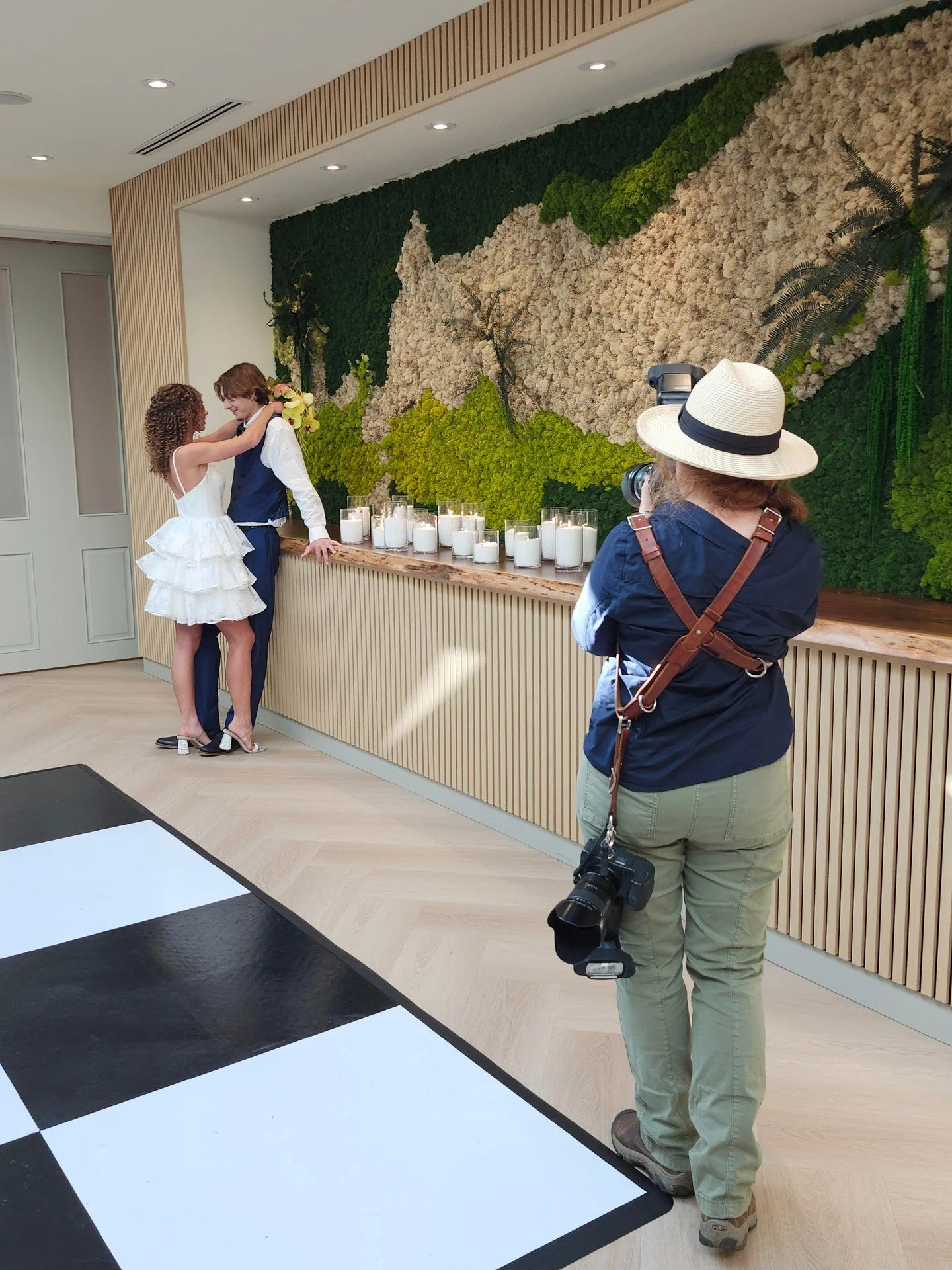 We asked the team - What&rsquo;s your favourite photo you've ever taken and why?
Blake - A professional golfer who wanted a picture of his bride holding his golf bag as his caddie on their wedding day. They both loved it, and she gave a playful look 