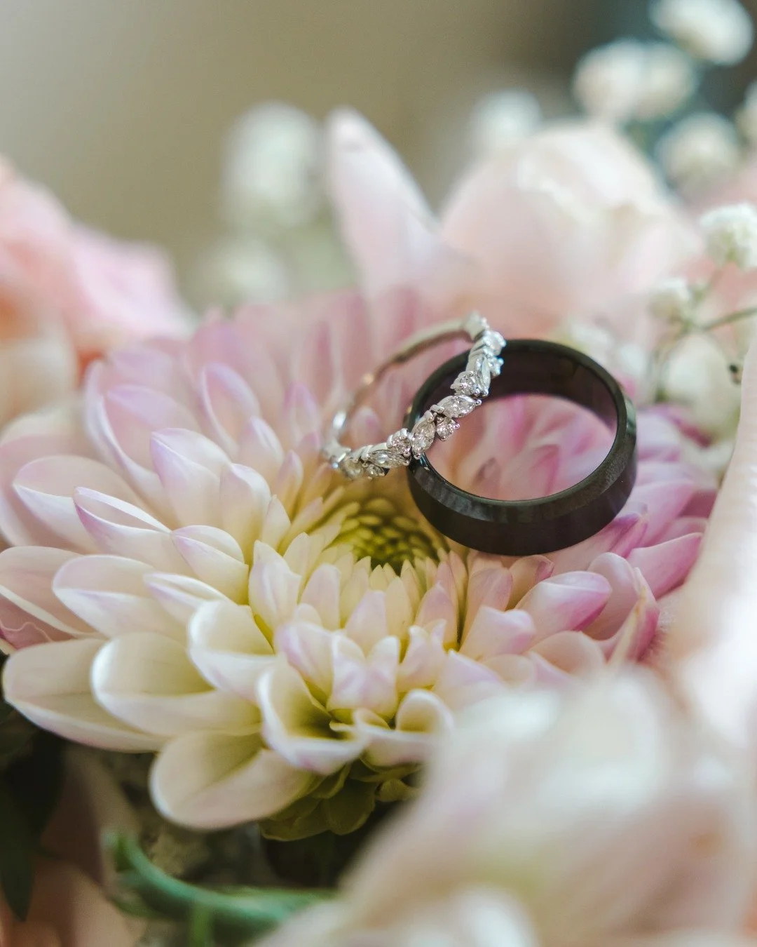 There&rsquo;s beautiful folklore behind wedding bands.
For centuries, the circular shape has symbolized eternity (no beginning, no end). Worn on the fourth finger of the left hand, it was once believed that a vein ran directly to the heart, represent