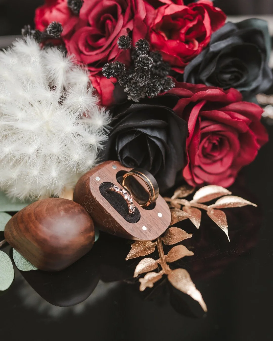 One of our favourite things about winter wedding photography is the rich, bold winter colours.

Deep burgundies, forest greens, navy tones, and warm metallics create such a striking contrast against the soft winter light. The result is dramatic, roma