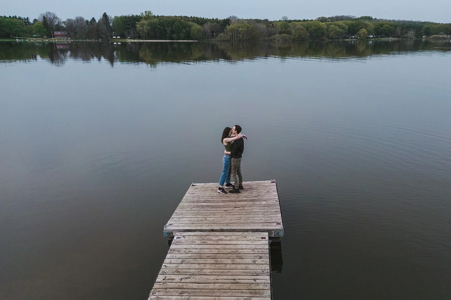 Proof that love looks incredible from every single angle.

This month&rsquo;s Engagement Photo of the Month goes to Trent for this absolutely breathtaking drone shot! There is something so magical about capturing a quiet, romantic moment from a bird'