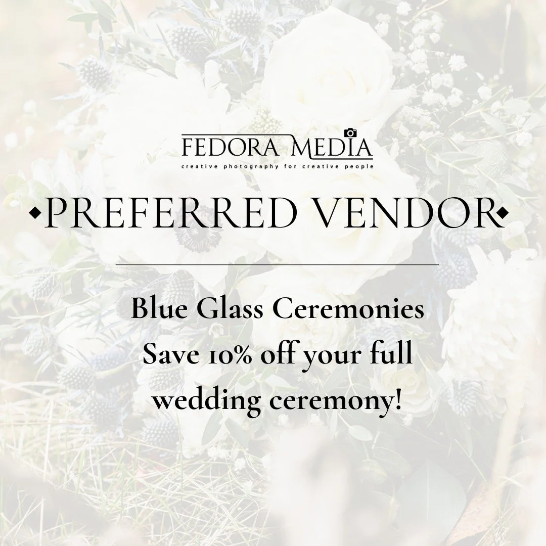 Celebrate Your Love with Blue Glass Ceremonies!

@blueglassceremonies is a dedicated wedding officiant that specializes in creating personalized and memorable ceremonies for couples on their special day. With a focus on authenticity and connection, M