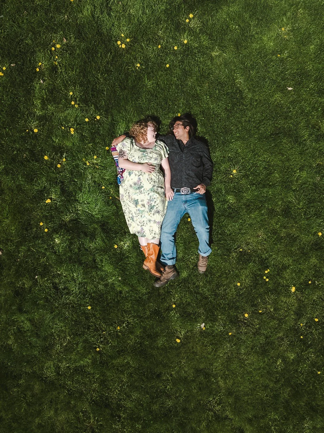 A little perspective change shows you just how big love can be.

There is something so incredibly magical about a drone shot&mdash;it captures the whole world around you, yet you two are completely lost in each other. Loving every single detail of th