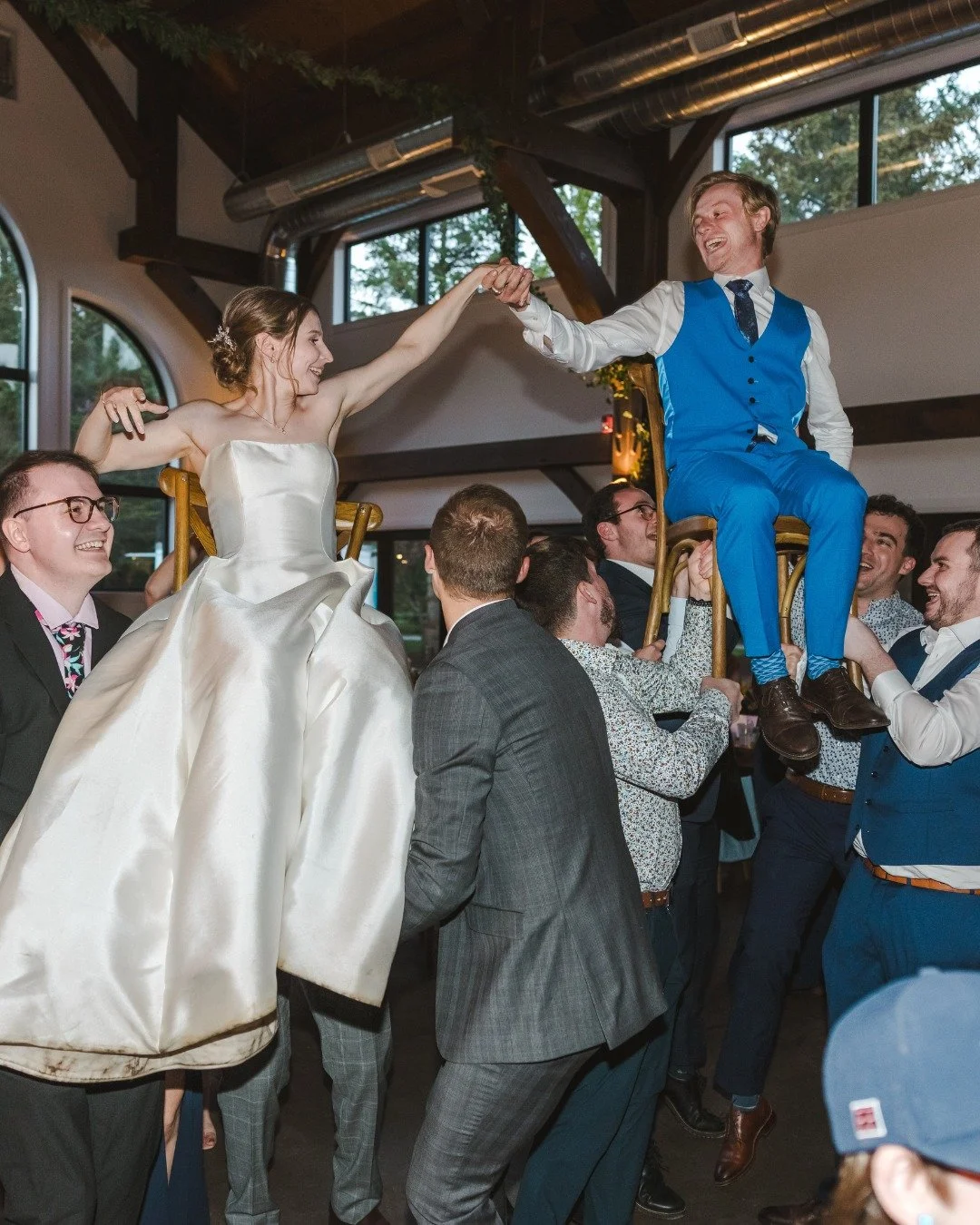 Some moments happen in the blink of an eye, and that's exactly why they're worth capturing.

The excitement, the cheers, and the unforgettable tradition of being lifted high by friends and family created a moment full of energy and celebration. We we